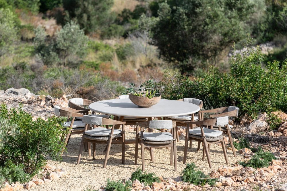 Round Table Faye XL Concrete top - Gommaire