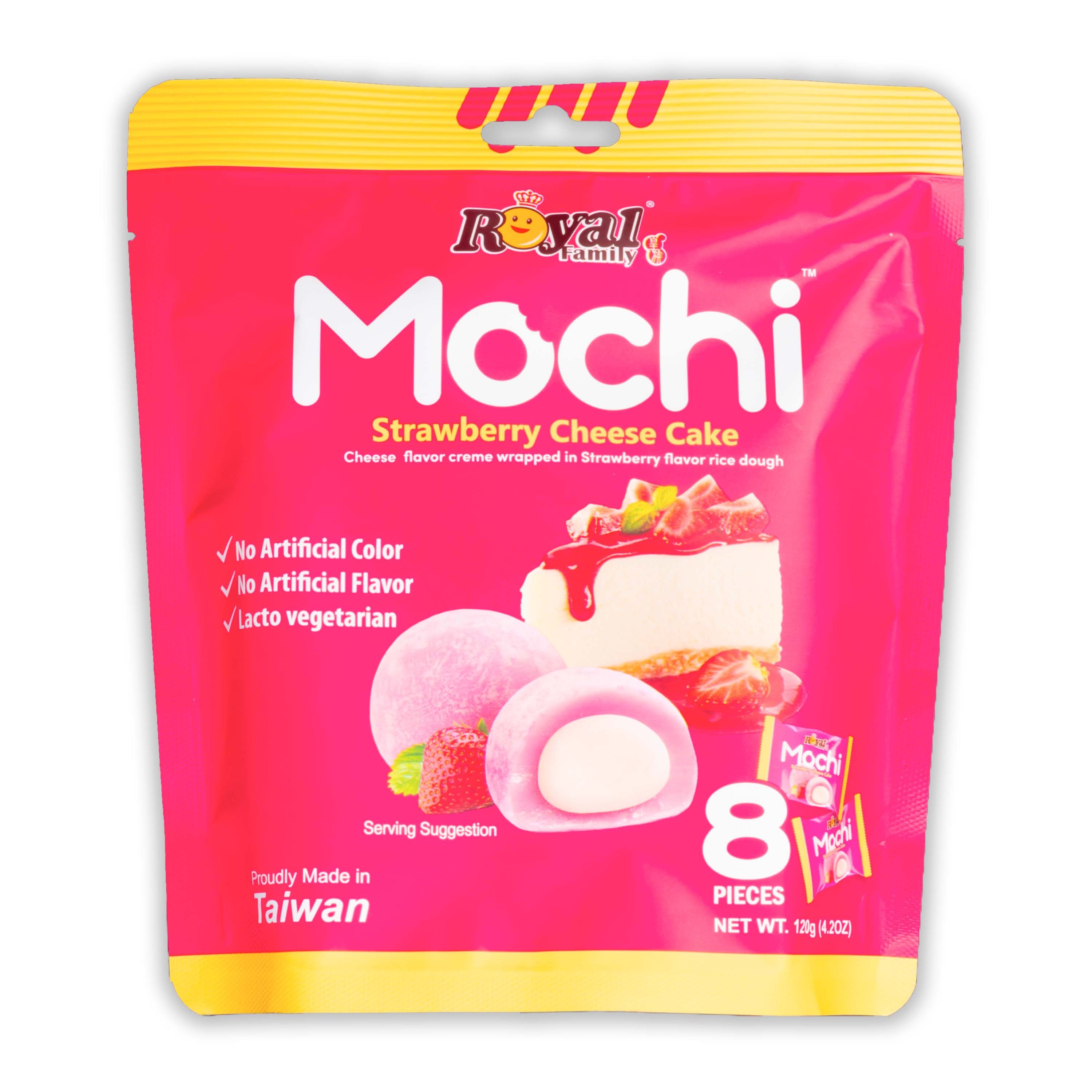 Royal Family Mochi Strawberry Cheese Cake 120gr