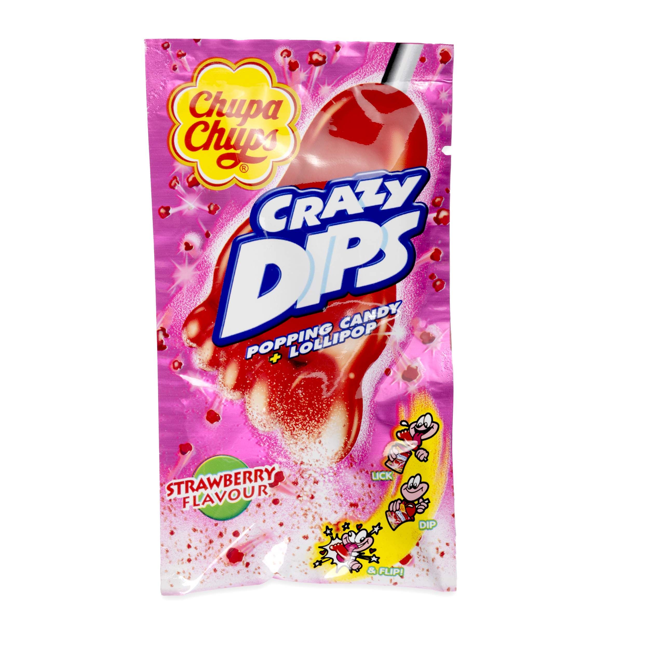 Chupa Crazy Dips Strawberry 14 gr