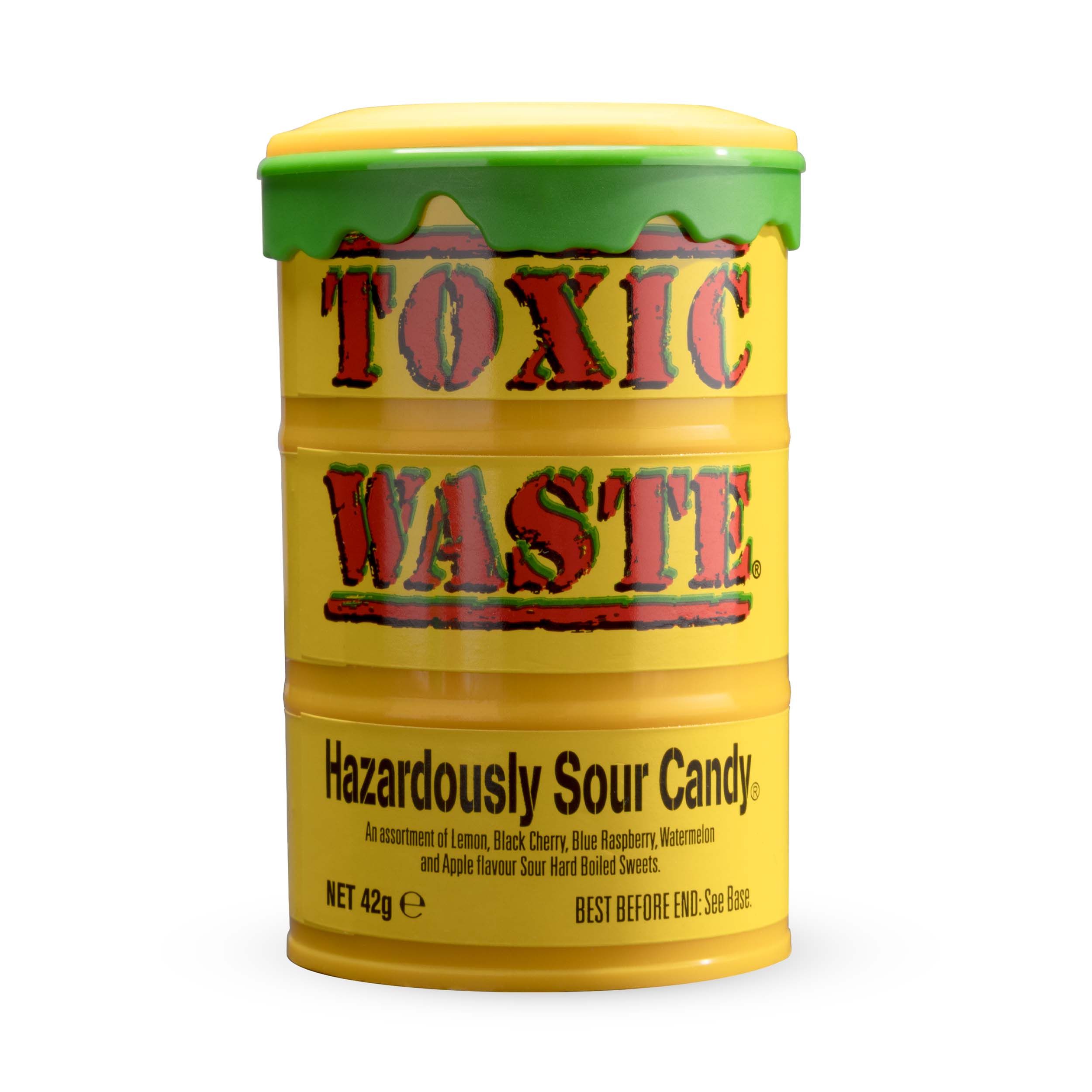 Toxic Waste Yellow Sour Candy Drum 42gr