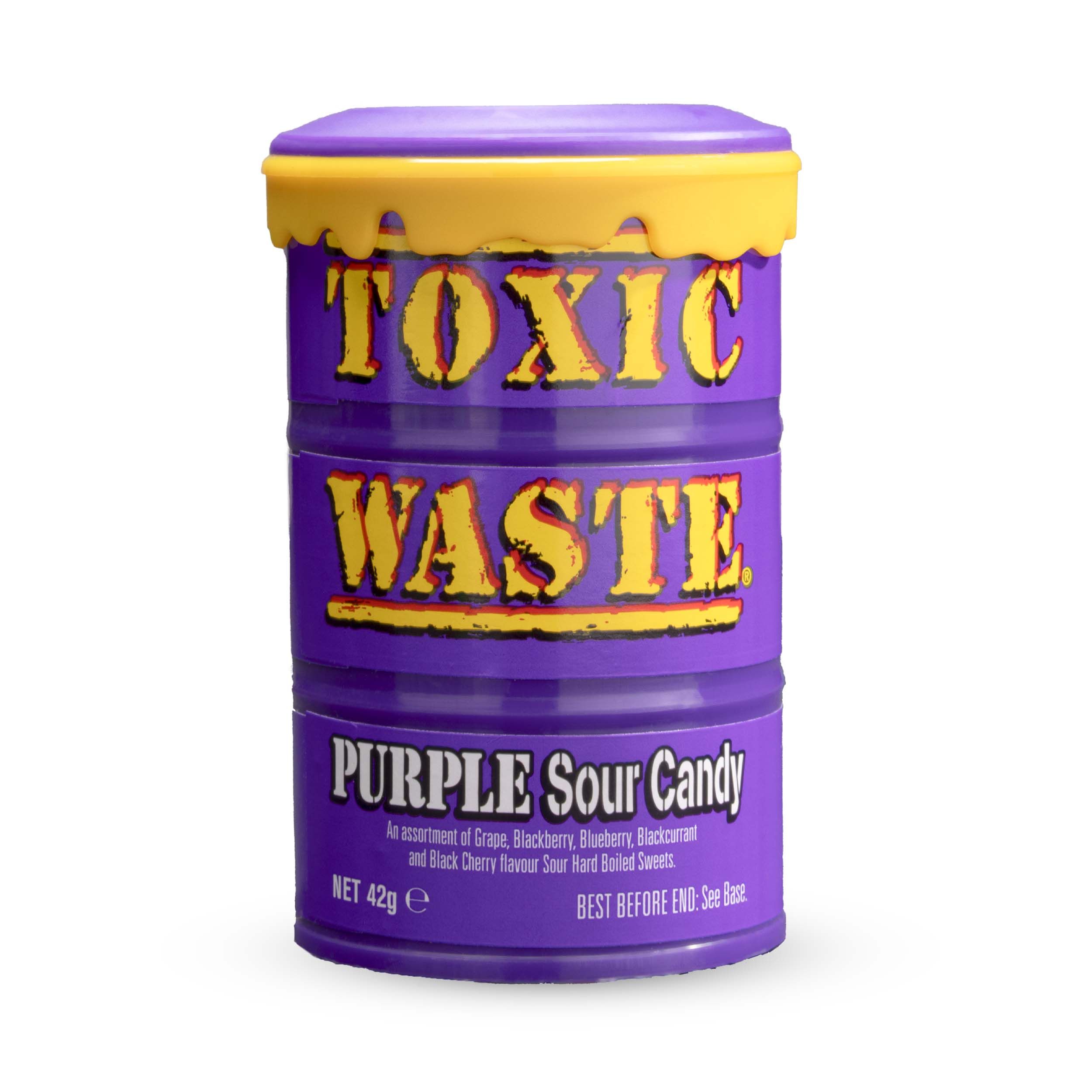 Toxic Waste Purple Sour Candy Drum 42gr